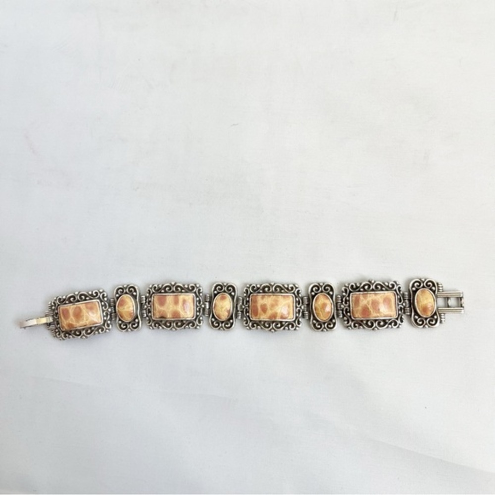 Brighton silver and faux turtle shell design bracelet